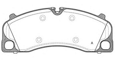 OPEN PARTS bpa150900 -  Комплект тормозных колодок, дисковый тормоз